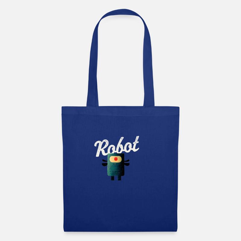 Robot! - Stoffbeutel - Royalblau