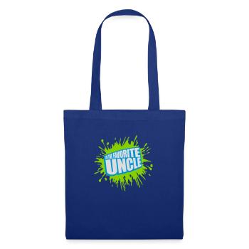 im the favorite uncle - Stoffbeutel - Royalblau - Vorne