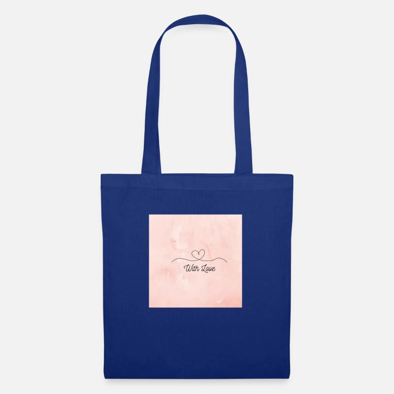 Love - Stoffbeutel - Royalblau