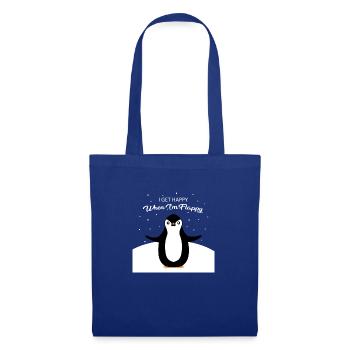 Je suis heureux quand je suis flappy - Sac en tissu - bleu royal - Devant