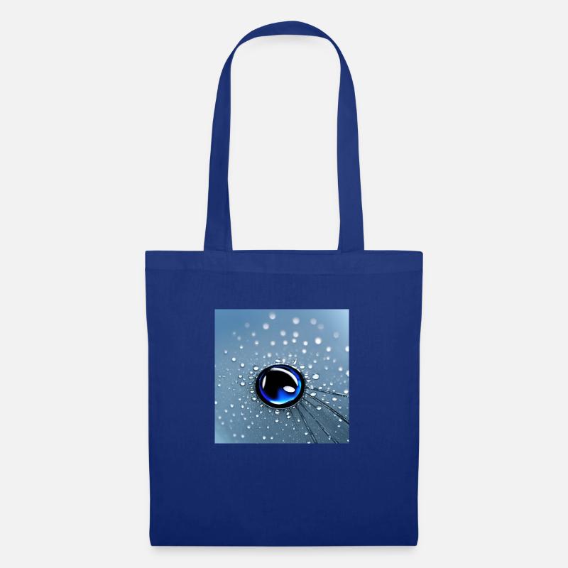 blue waterdrop - Stoffbeutel - Royalblau