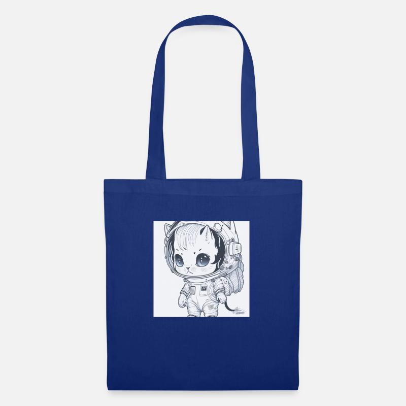Kitty Astro - Stoffbeutel - Royalblau