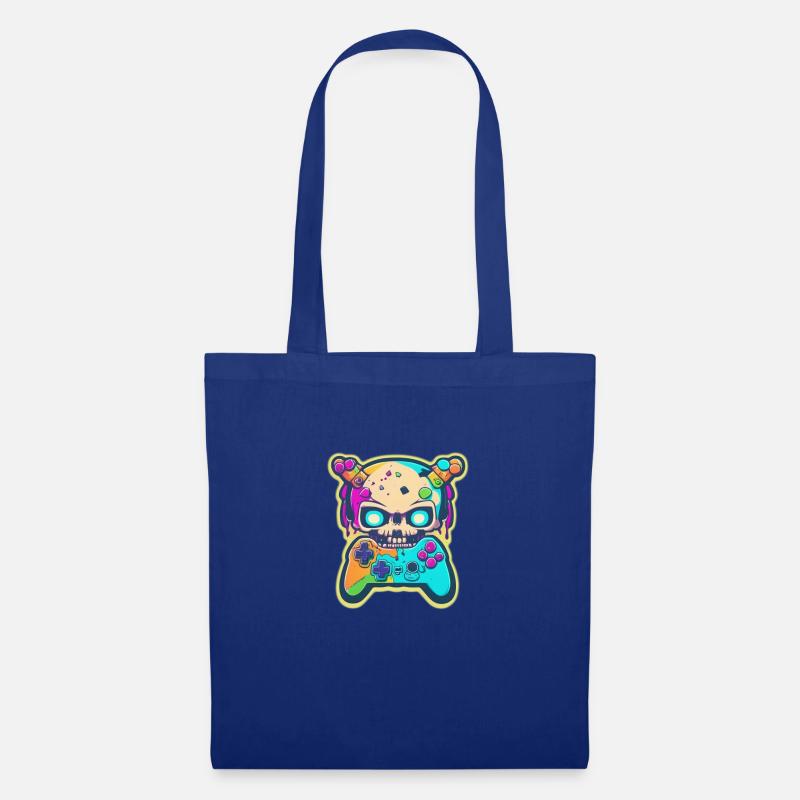 Skullhead Controller - Stoffbeutel - Royalblau