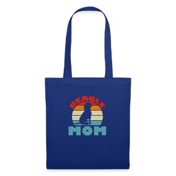 Beagle Mom - Stoffbeutel - Royalblau - Vorne