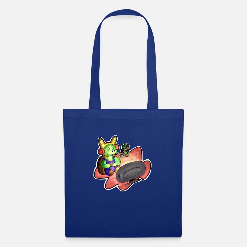 Gaming Kröte - Stoffbeutel - Royalblau