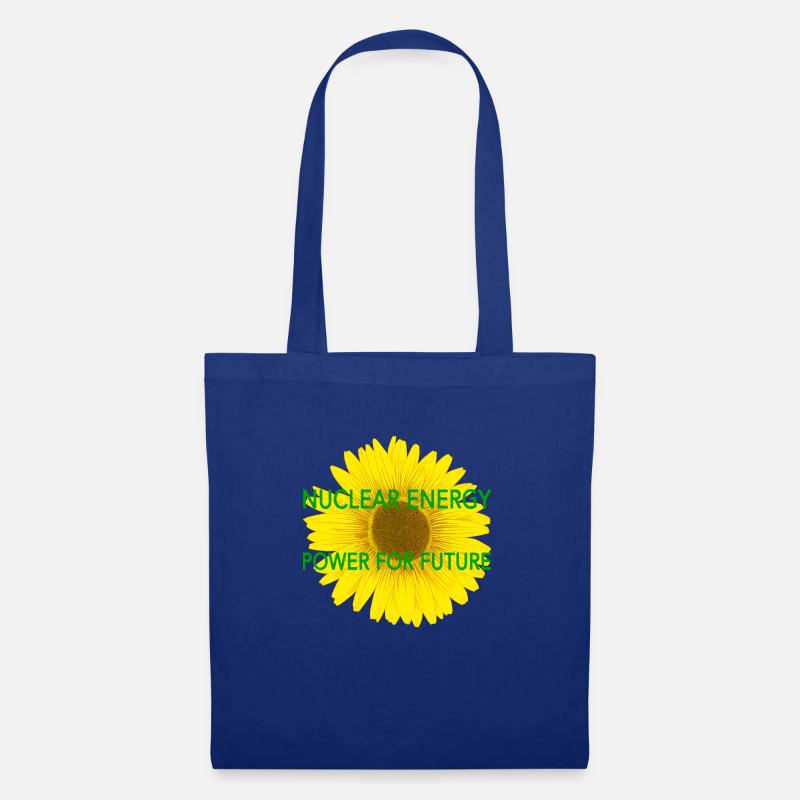 nuclear energy power for future - Stoffbeutel - Royalblau