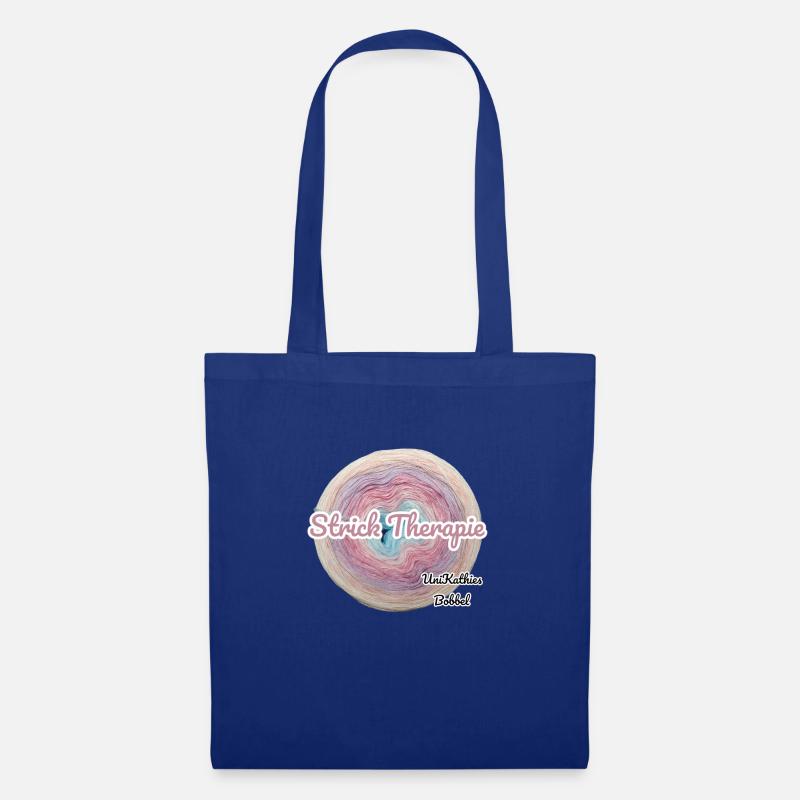 Strick Therapie - Stoffbeutel - Royalblau