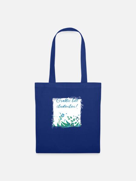 Abschlussfeier 2024 Abiturfeier - Stoffbeutel - Royalblau
