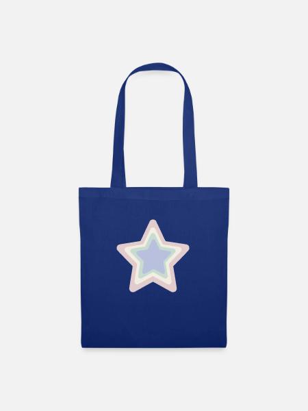 Stern - Stoffbeutel - Royalblau