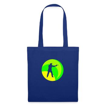 Officier de police - Sac en tissu - bleu royal - Devant