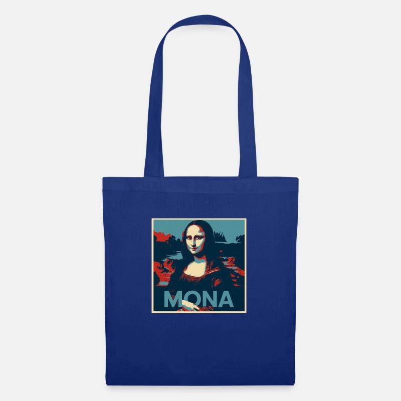 Mona Lisa - Stoffbeutel - Royalblau