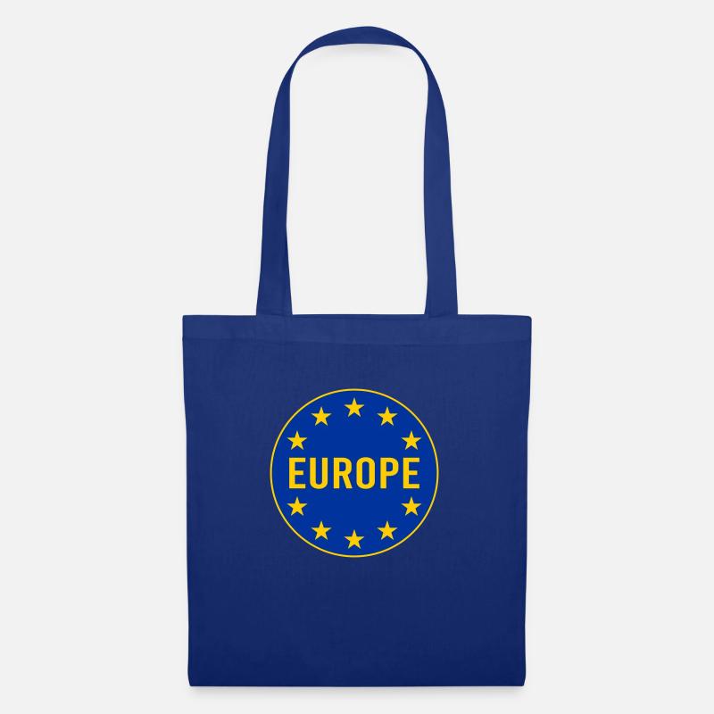 Europa - Stoffbeutel - Royalblau