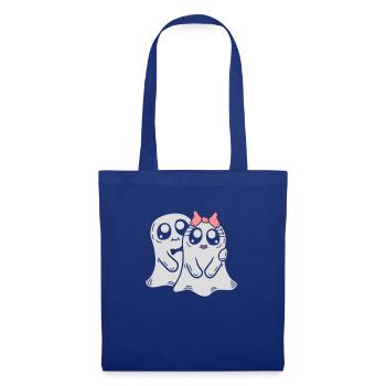 Homme Mme Fantômes Couple - Sac en tissu - bleu royal - Devant