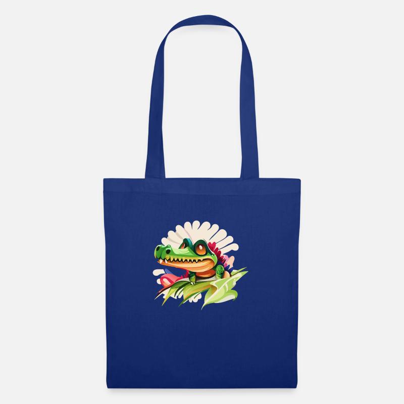 Summer Crocodile - Tote Bag - royal blue