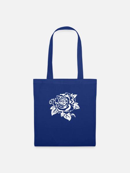 Weiße Rose - Mulepose - kongeblå
