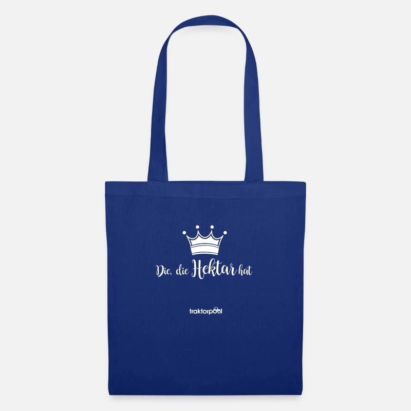 Die, die Hektar hat - Stoffbeutel - Royalblau