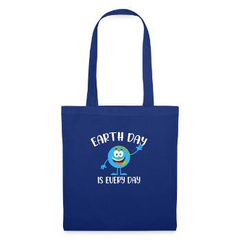 Earth Day is every day - Stoffbeutel - Royalblau - Vorne