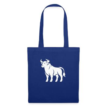 stier - Stoffbeutel - Royalblau - Vorne