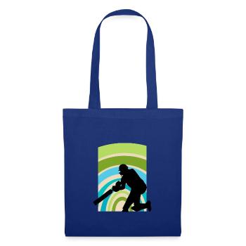 Joueurs de cricket Cricket Cricket - Sac en tissu - bleu royal - Devant