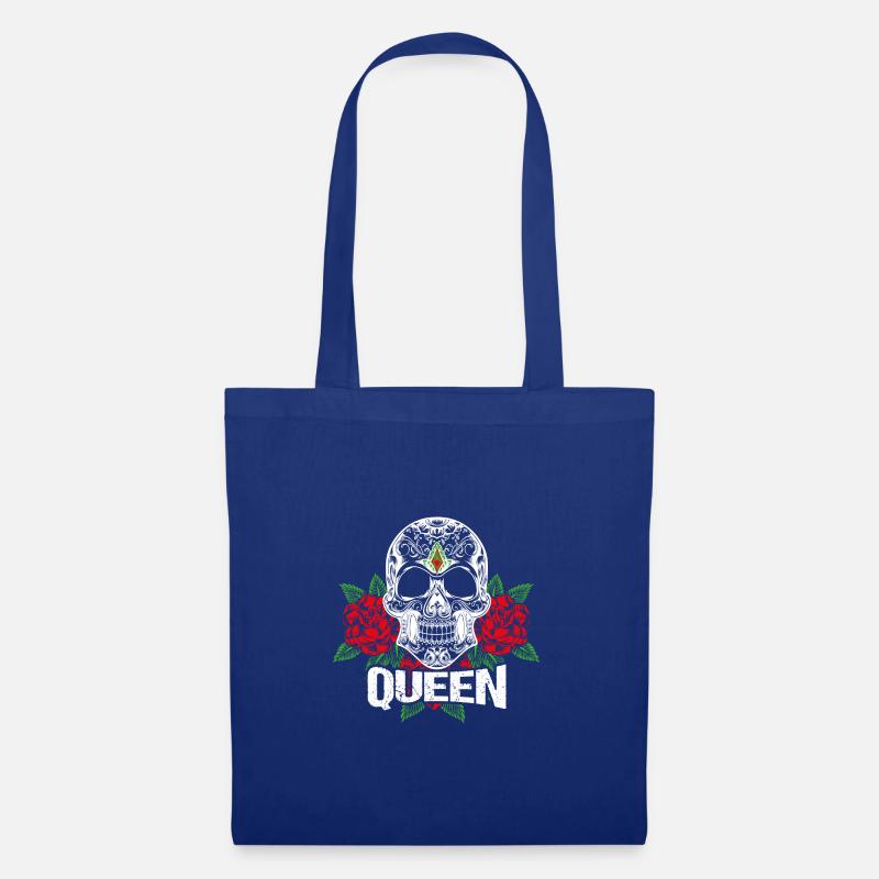 Skull Queen - Stoffbeutel - Royalblau