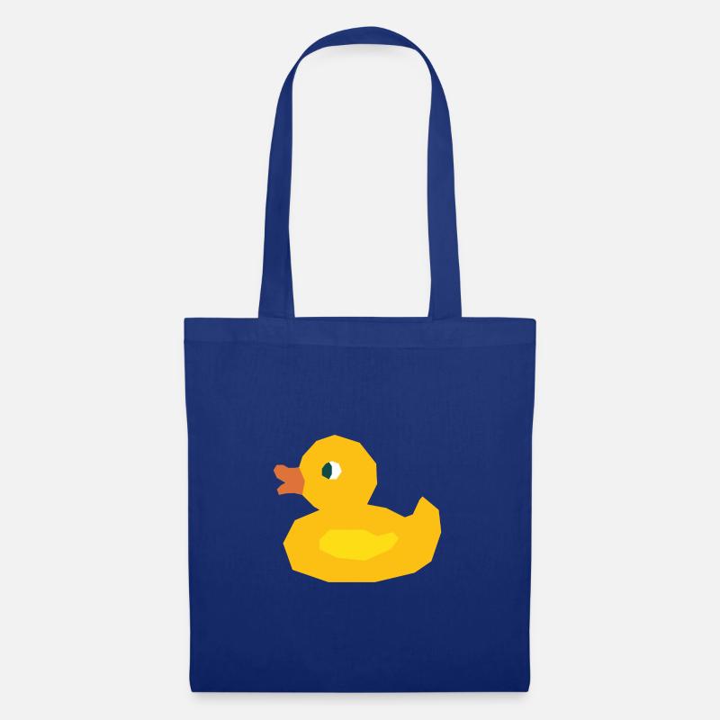 Quietsch-Ente - Stoffbeutel - Royalblau