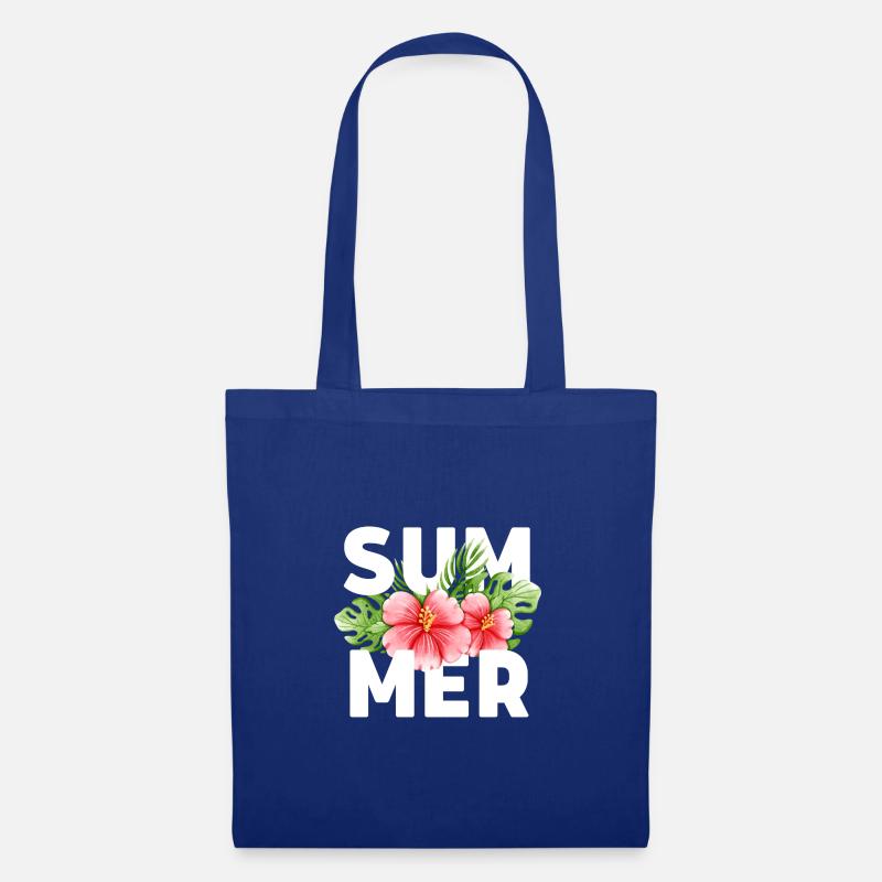 Sommer - Stoffbeutel - Royalblau