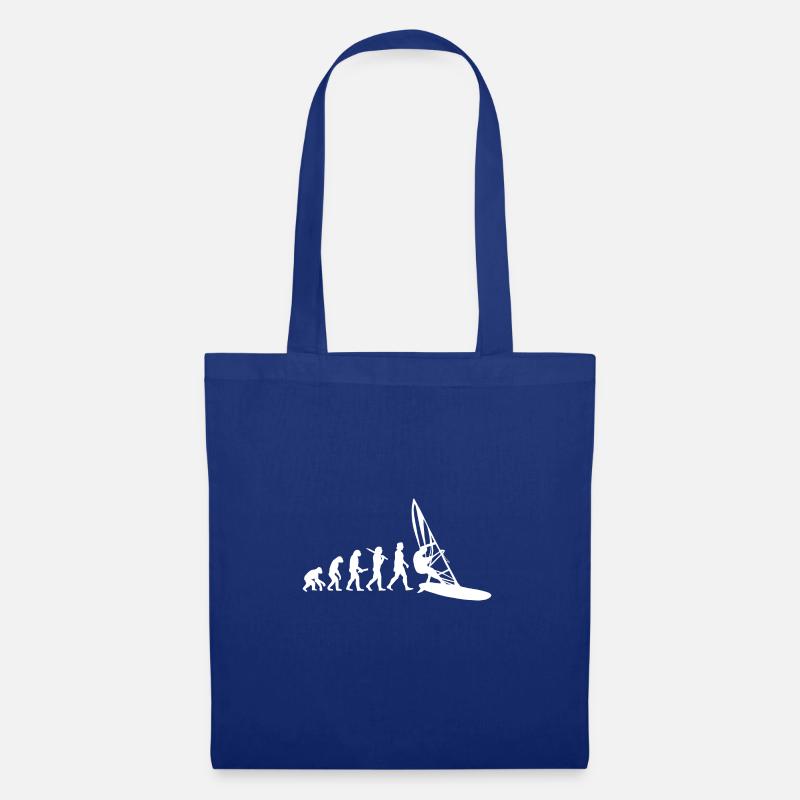 Windsurfing Evolution Surfeur eau cadeau - Sac en tissu - bleu royal