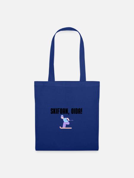 Skifoan, Oida - Stoffbeutel - Royalblau