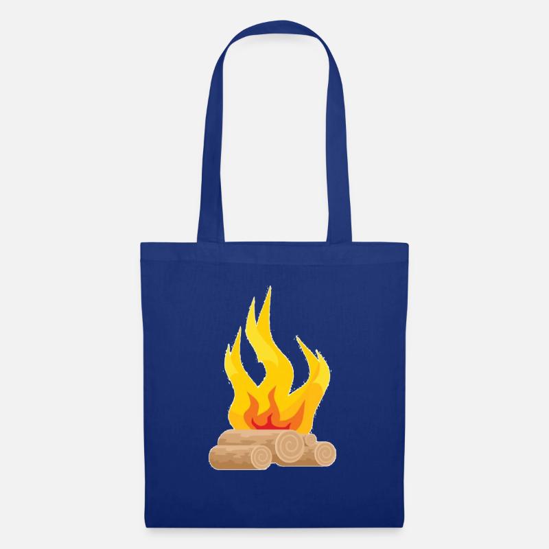 Feuer - Stoffbeutel - Royalblau