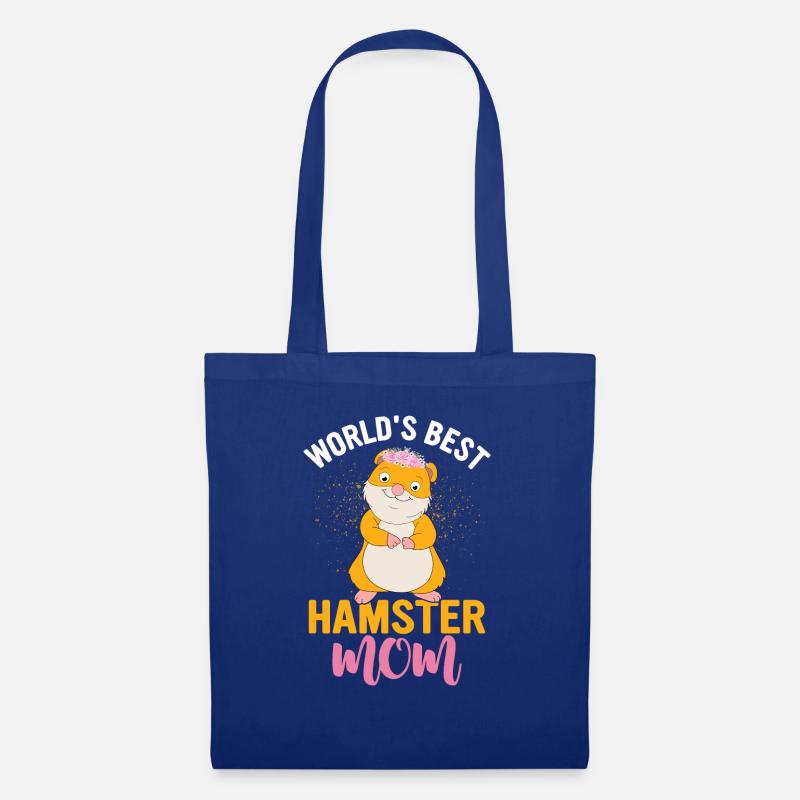 Weltbeste Hamstermutter - Stoffbeutel - Royalblau