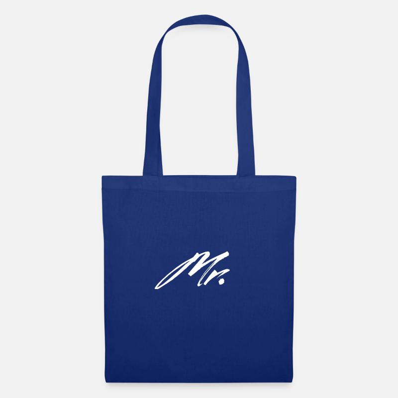 Mr - Stoffbeutel - Royalblau