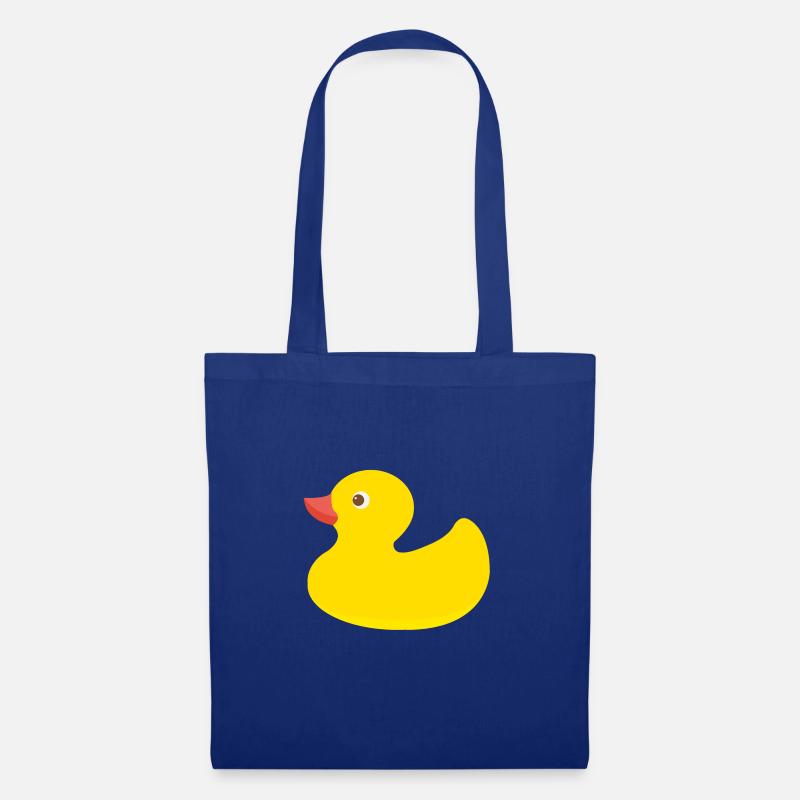 quietscheente,ente,badewanne,wasservogel,gelb - Stoffbeutel - Royalblau