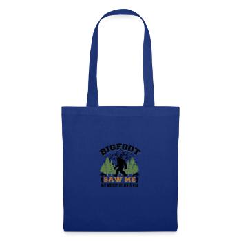Bigfoot m’a vu mais personne ne le croit - monstre - Sac en tissu - bleu royal - Devant