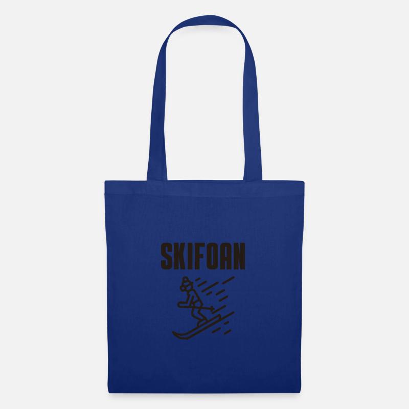 Ski - Stoffbeutel - Royalblau