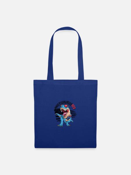 AmerisaurusREX - Patriotismus - Stoffbeutel - Royalblau