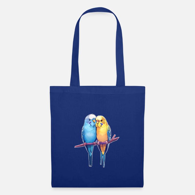 Budgies - Tote Bag - royal blue