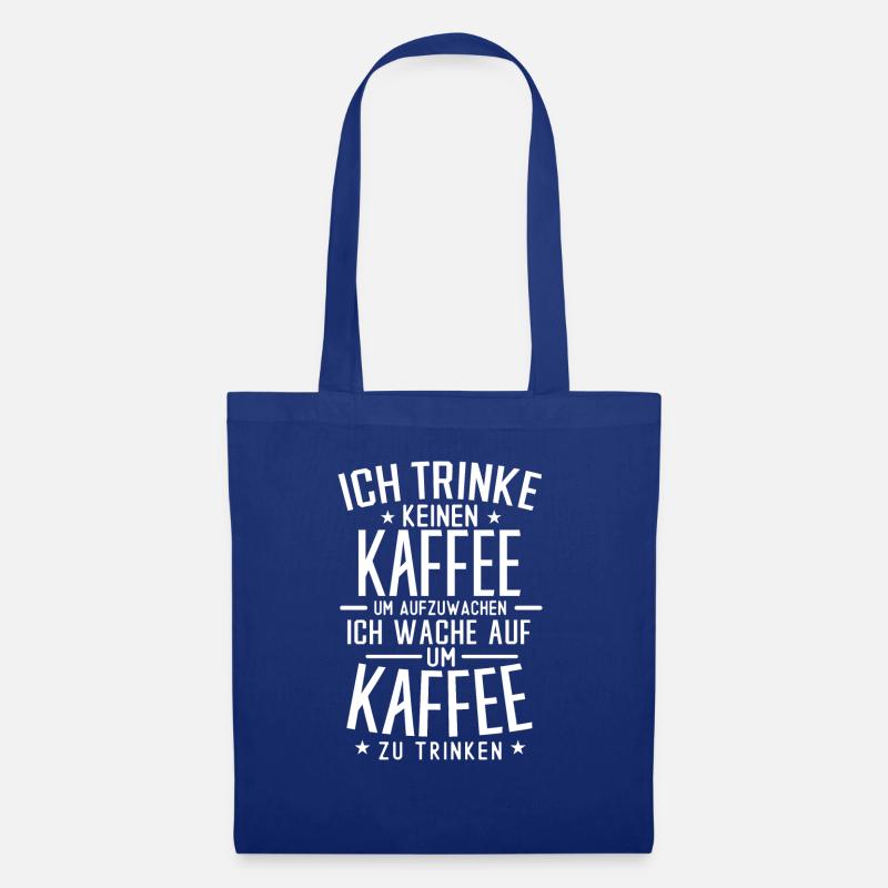 Kaffee - Stoffbeutel - Royalblau