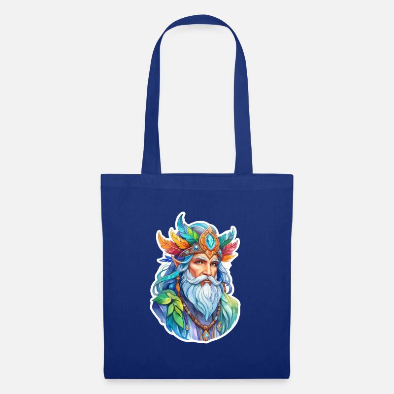 Druide Wasserfarben - Stoffbeutel - Royalblau
