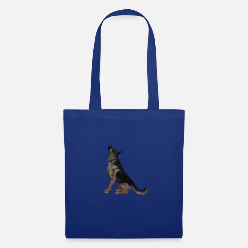 Schäferhund - Stoffbeutel - Royalblau