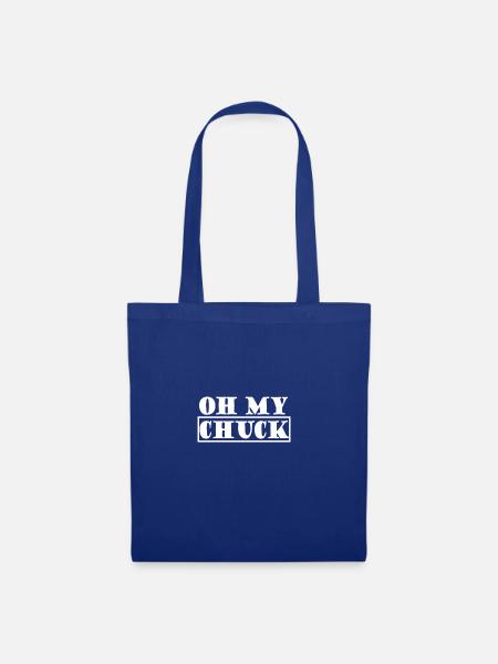 Oh, chuck 2 - Stoffbeutel - Royalblau