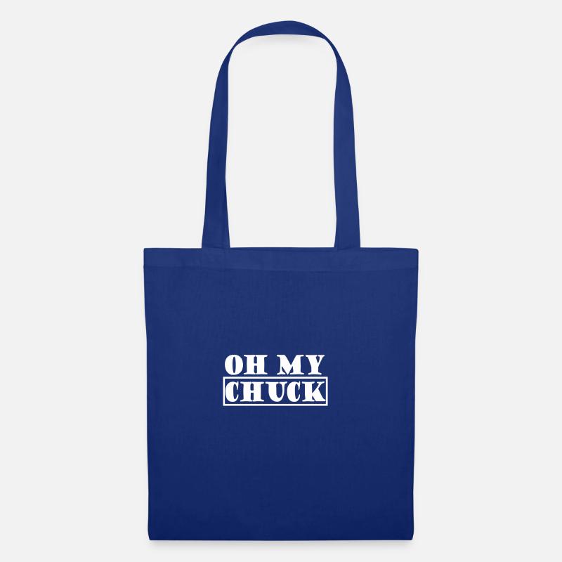 Oh, chuck 2 - Stoffbeutel - Royalblau