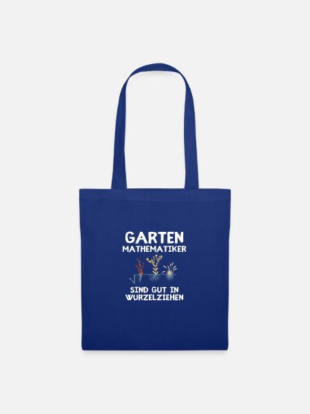 Garten Mathematiker Hobby Gärtner Wurzelziehen - Stoffbeutel - Royalblau