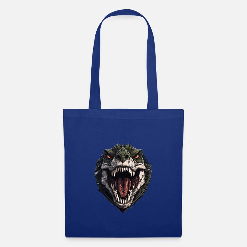 Cooles T-Rex Design - Stoffbeutel - Royalblau