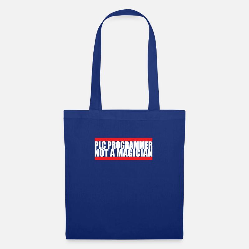 PLC Programmer No Magician Engineering Nerd - Tote Bag - royal blue