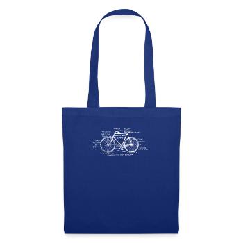 Cycopath Bicycle E-Bike Cycling Road Bike Bicycle - Tote Bag - royal blue - Front