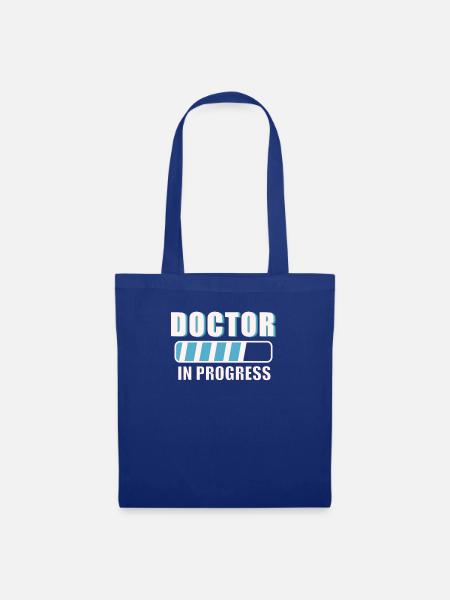 Doktor Abschluss Doktor Arbeit Doktoren - Stoffbeutel - Royalblau