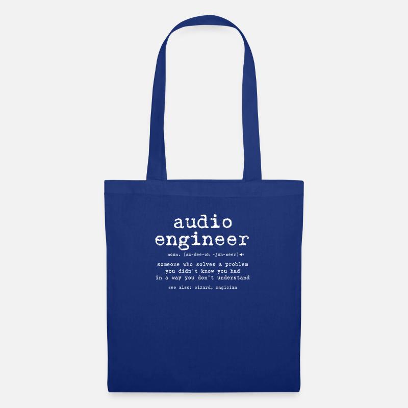 Audio Engineer Sound Engineer Sound Engineer Mixer - Tote Bag - royal blue