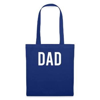 monde meilleur papa père couple couple parents papa papa papa - Sac en tissu - bleu royal - Devant