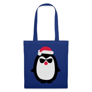 Santa penguin - Tote Bag - royal blue - Front