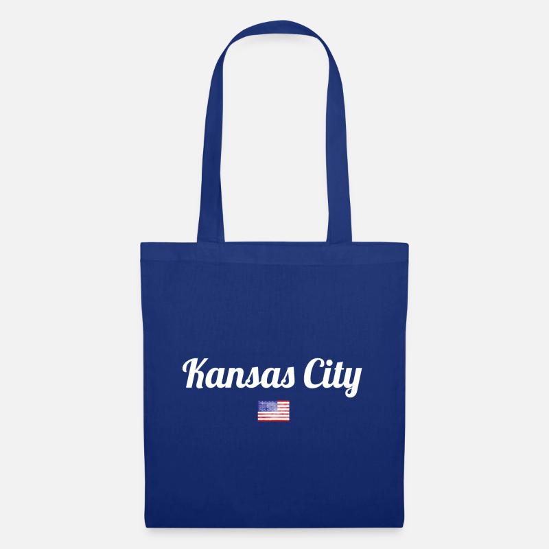 KANSAS CITY - Stoffbeutel - Royalblau
